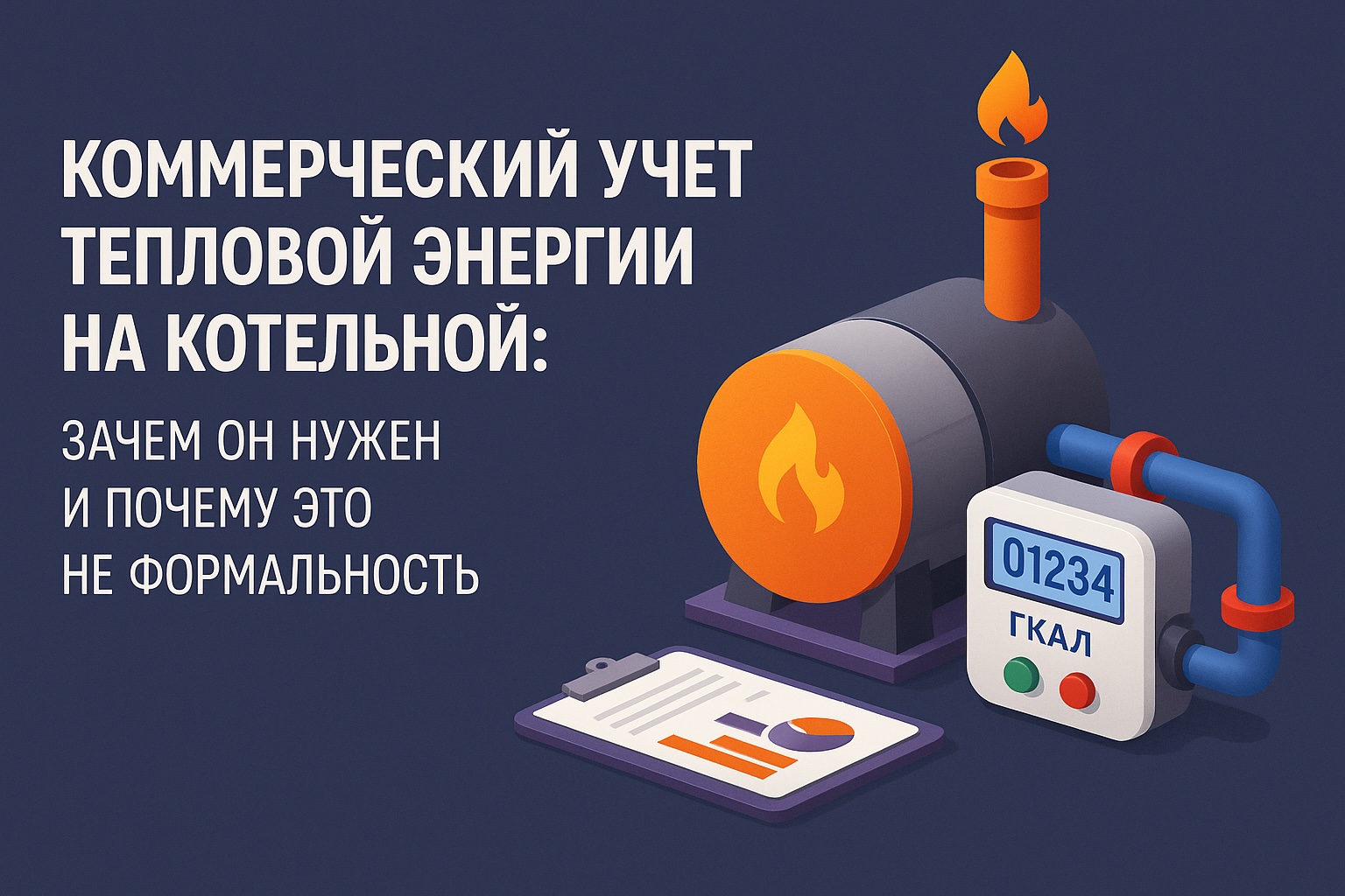 Коммерческий учет тепловой энергии на котельной: зачем он нужен и почему это не формальность
