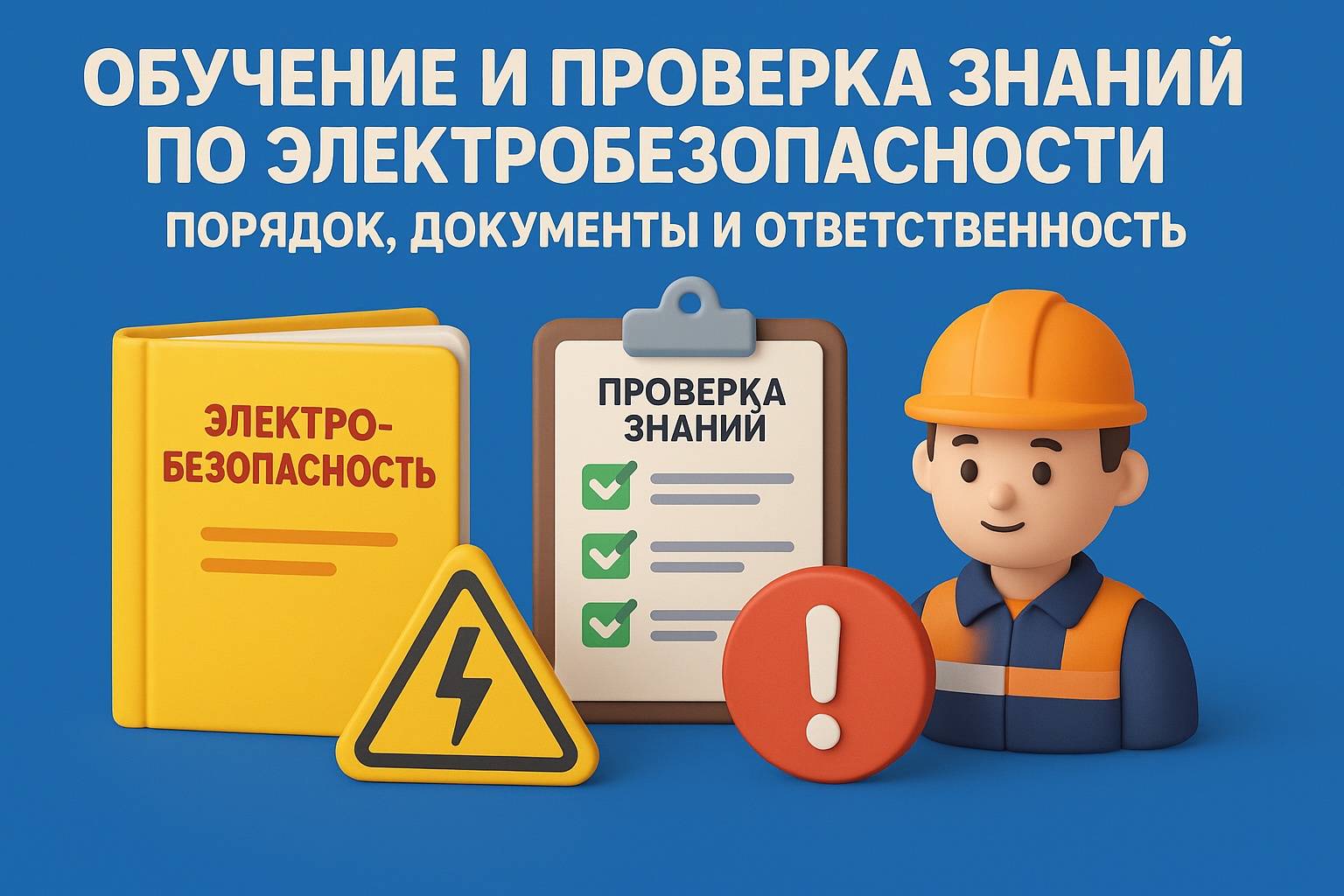 Обучение и проверка знаний по электробезопасности: порядок, документы и ответственность
